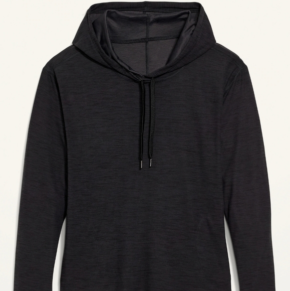 Old Navy Tops - Old Navy Black Jack Breathe On Pullover Hoodie, Medium